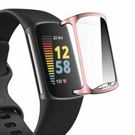 Fitbit Charge 5 TPU case (volledig beschermd) - Roze
