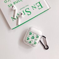 AirPods 1/2 hoesje Painting series - hard case - Green leaf - Schokbestendig
