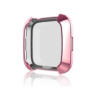 Fitbit Versa 1 soft TPU case (volledig beschermd) - Roze
