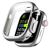 Apple Watch Ultra TPU case - Volledig beschermd - Zilver - Geschikt voor Apple Watch 49mm (Ultra)