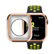 Siliconen case 38mm - Ros&eacute; goud - Geschikt voor Apple Watch 38mm