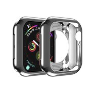 Siliconen case 38mm - Zwart - Geschikt voor Apple Watch 38mm