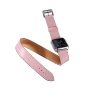 Kakapi Double Strap bandje - Roze - Geschikt voor Apple watch 38mm / 40mm / 41mm / 42mm