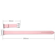 Kakapi Double Strap bandje - Roze - Geschikt voor Apple watch 38mm / 40mm / 41mm / 42mm