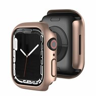 Apple Watch 45mm Hard case (open front) - Ros&eacute; goud - Geschikt voor Apple Watch 45mm
