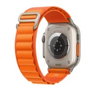 Alpine Loop nylon bandje - Oranje - Geschikt voor Apple Watch 44mm / 45mm&nbsp;/ 46mm / 49mm