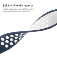 Sportbandje met extra lus - Grijs + Wit - Geschikt voor Apple Watch 44mm / 45mm&nbsp;/ 46mm / 49mm