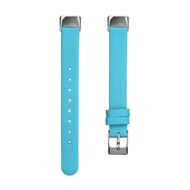 Fitbit Luxe - Leren bandje - Maat: Large - Blauw