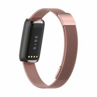Fitbit Luxe - Milanese bandje - Ros&eacute; goud