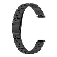 Fitbit Luxe - Stalen schakelband - Zwart