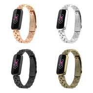 Fitbit Luxe - Stalen schakelband - Zwart