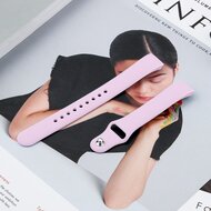 Fitbit Inspire 1 / HR / Ace 2 siliconen bandje - Maat: Large - Lila