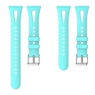 Fitbit Versa 3 &amp; 4 / Sense 1 &amp; 2  - Sportbandje druppel design - Small - Lichtblauw