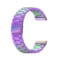 Fitbit Versa 3/4 &amp; Sense 1/2 metalen schakelbandje - Multicolor