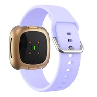 Fitbit Versa 3 &amp; 4 / Sense 1 &amp; 2  - Siliconen bandje - Lila