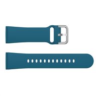 Fitbit Versa 3 &amp; 4 / Sense 1 &amp; 2  - Siliconen bandje - Blauwgroen