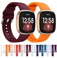 Fitbit Versa 3 &amp; 4 / Sense 1 &amp; 2  - Siliconen bandje - Grijs