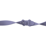 Fitbit Versa 3 &amp; 4 / Sense 1 &amp; 2 Sportbandje - Lila - Maat: M/L