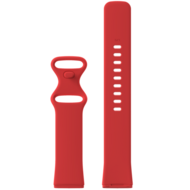 Fitbit Versa 3 &amp; 4 / Sense 1 &amp; 2 Sportbandje - Rood - Maat: M/L