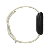 Fitbit Versa 3 &amp; 4 / Sense 1 &amp; 2 Sportbandje - Ecru - Maat: M/L