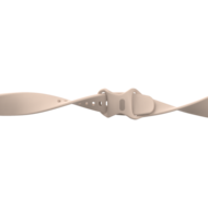 Fitbit Versa 3 &amp; 4 / Sense 1 &amp; 2 Sportbandje - Zandroze - Maat: M/L