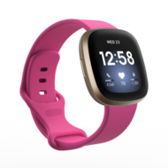 Fitbit Versa 3 &amp; 4 / Sense 1 &amp; 2 Sportbandje - Roze - Maat: M/L