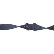 Fitbit Versa 3 &amp; 4 / Sense 1 &amp; 2 Sportbandje - Grijsblauw - Maat: M/L