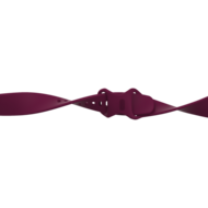 Fitbit Versa 3 &amp; 4 / Sense 1 &amp; 2 Sportbandje - Wijnrood - Maat: M/L