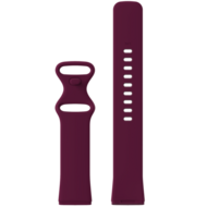 Fitbit Versa 3 &amp; 4 / Sense 1 &amp; 2 Sportbandje - Wijnrood - Maat: M/L