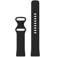 Fitbit Versa 3 &amp; 4 / Sense 1 &amp; 2 Sportbandje - Zwart -&nbsp;Maat: M/L