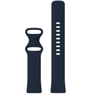 Fitbit Versa 3 &amp; 4 / Sense 1 &amp; 2 Sportbandje - Donkerblauw - Maat: M/L