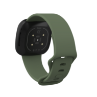 Fitbit Versa 3 &amp; 4 / Sense 1 &amp; 2 Sportbandje - Groen - Maat: M/L