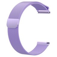 Fitbit Versa 1 / 2 &amp; Lite milanese bandje - Maat: Large - Lila