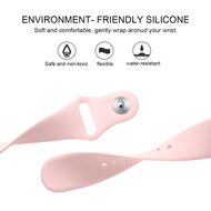 Fitbit Versa 1 / 2 &amp; Lite  siliconen bandje - Maat: Large - Roze