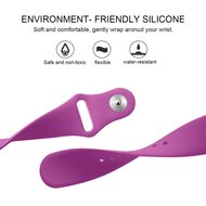 Fitbit Versa 1 / 2 &amp; Lite siliconen bandje - Maat: Small - Paars