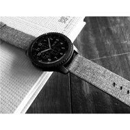 Canvas nylon bandje Fitbit Versa 1 / 2 &amp; Lite - Paars