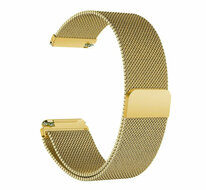 Fitbit Versa 1 / 2 &amp; Lite  milanese bandje - Maat: Small - Goud