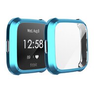 Fitbit Versa Lite Soft TPU case (volledig beschermd) - Blauw
