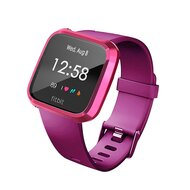 Fitbit Versa Lite Soft TPU case (volledig beschermd) - Fuschia