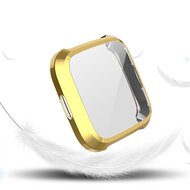 Fitbit Versa Lite Soft TPU case (volledig beschermd) - Goud