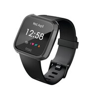 Fitbit Versa Lite Soft TPU case (volledig beschermd) - Zwart