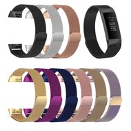 Fitbit Charge 3 &amp; 4 milanese bandje - Maat: Small - Donkerblauw