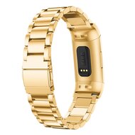 Fitbit Charge 3 &amp; 4 metalen bandje - Goud