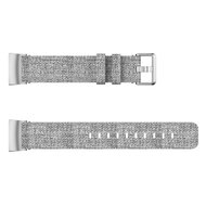 Fitbit Charge 3 &amp; 4 nylon bandje - Grijs