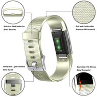 Fitbit Charge 2 sportbandje - Maat: Large - Vintage Goud