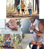 Fitbit Charge 2 siliconen bandje - Maat: Small - Groen