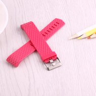 Fitbit Charge 2 siliconen bandje - Maat: Small - Magenta