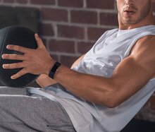 Fitbit Charge 2 sportbandje - Maat: Large - Paars