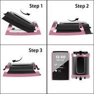 Fitbit Charge 2 TPU case (volledig beschermd) - Roze