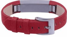 Lederen bandje Fitbit Alta - Donkerrood
